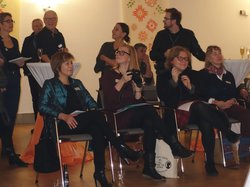 Bürgermeisterin Christine Wolff, Anja Hofmann vom Kultur- und Schulservice Bamberg und Kulturamtsleiterin Christiane Cordes (von links). Foto: Stadt Oldenburg.