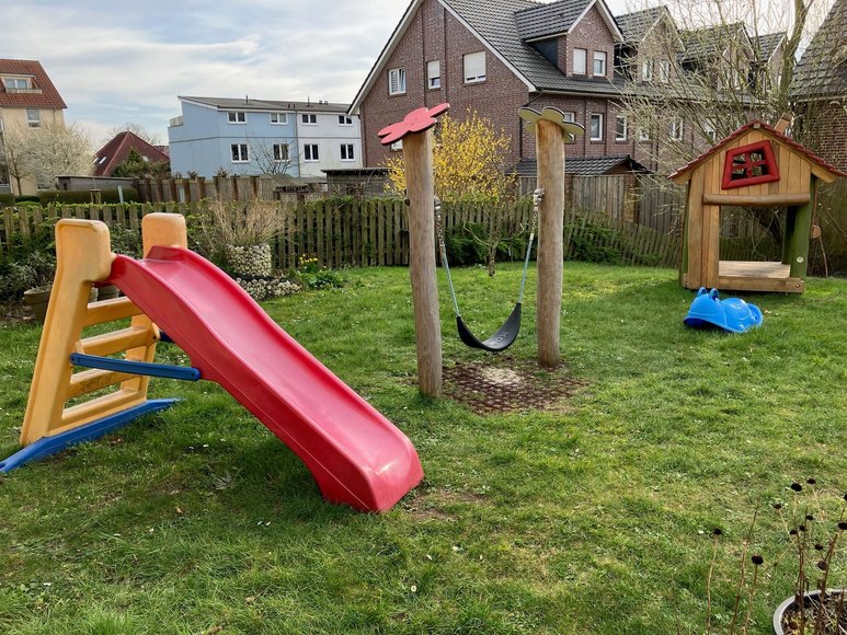 Spielplatz im Garten. Foto: Stadt Oldenburg