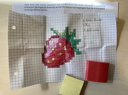 Pixel Art für den KinderKunstAutomaten. Foto: Stadt Oldenburg