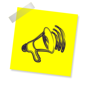 Zeichnung Megafon. Foto: pixabay.com