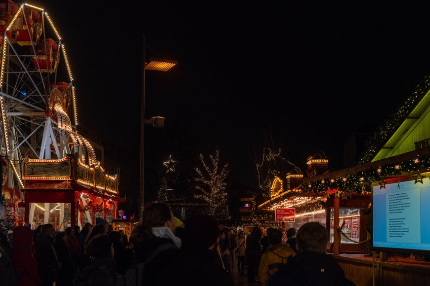 Das Lamberti-Singen auf dem Lamberti-Markt 2022. Foto: Sascha Stüber