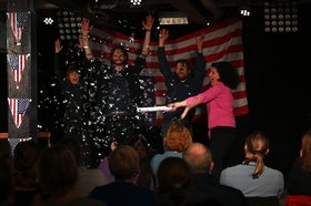 Veranstaltung „Florida Man“, gespielt vom Improtheater „12-Meter-Hase“. Foto: Jörg Hemmen
