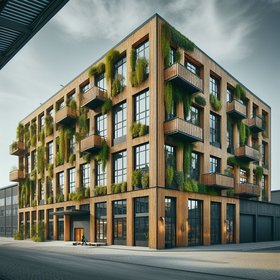 Gebäude in Holzbauweise. Abbildung: Stadt Oldenburg