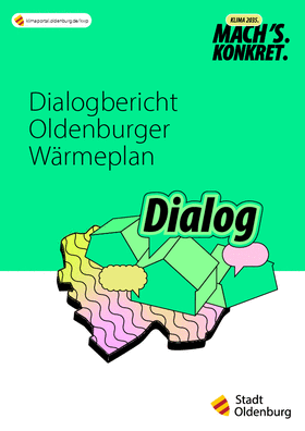 Titelblatt_Dialogbericht_zum_Oldenburger_Wärmeplan. Quelle: Coool Agency