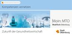 Titelseite der Mini-Broschüre zum Quartier MediTech Oldenburg. Foto: Paulista/fotolia.de, Layout: Anja Meinen