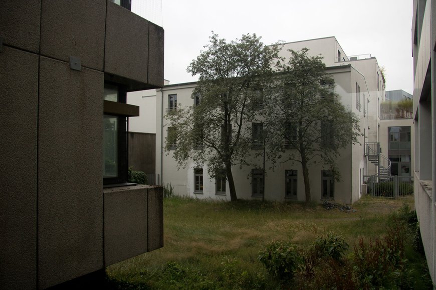 Der Innenhof des ehemaligen Finanzamtes vor dem Abriss. Foto: Andreas Janke