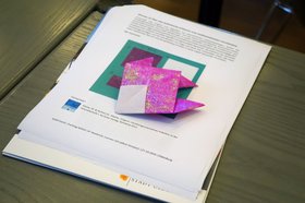 Impression aus dem Fachforum „Kunst und Mathematik“. Stadt Oldenburg.