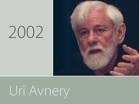Preisträger Uri Avnery. Foto: Peter Kreier.