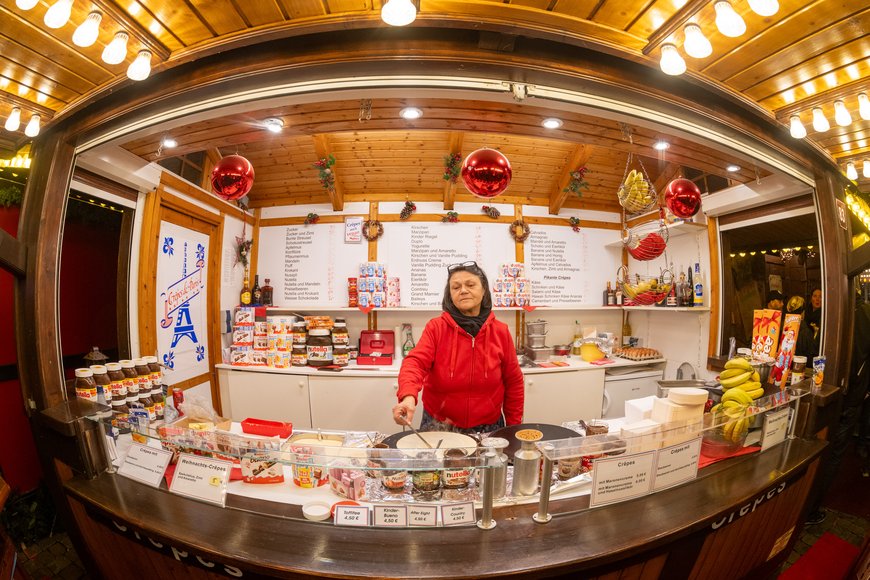 „Crêpes de Paris“ auf dem Lamberti-Markt 2025. Foto: Sascha Stüber