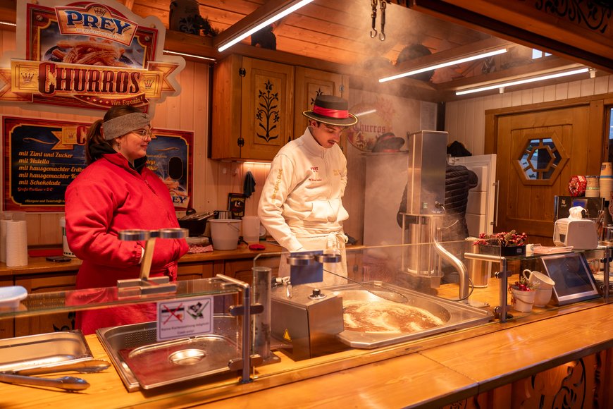 Churros auf dem Lamberti-Markt 2025. Foto: Sascha Stüber