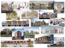 Eine Übersicht mit mehreren Projekten des Gestaltungsbeirates.