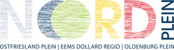 Logo des No(o)rd Plein, des gemeinsamen Messeauftritts auf den Promotiedagen in Groningen von Stadt Oldenburg, IHK für Ostfriesland und Papenburg und Ems Dollart Region (EDR). Logo: EDR