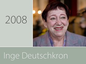 Preisträgerin Inge Deutschkron. Foto: Daniel Penschuck.