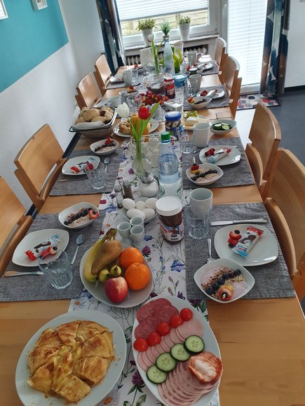 Frühstückstisch. Foto: Stadt Oldenburg