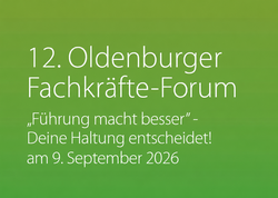 Ankündigung zum 12. Oldenburger Fachkräfte-Forum. Foto: KI-generiert durch die Stadt Oldenburg