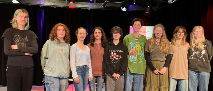 Teilnehmer der Schreibwerkstatt mit Lisa Krusche. Foto: Literaturhaus Oldenburg