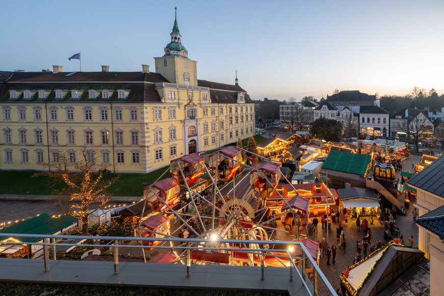Blick vom LzO-Balkon auf den Lamberti-Markt 2025. Foto: Sascha Stüber