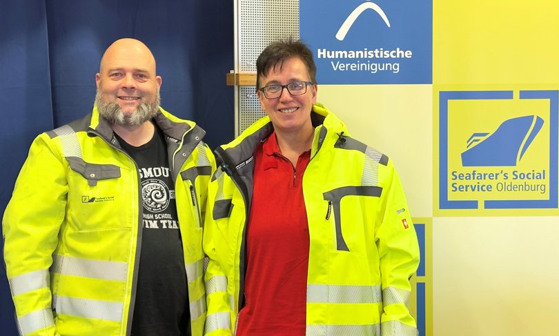 Till Andrzejewski und Claudia Bartsch. Foto: Stadt Oldenburg