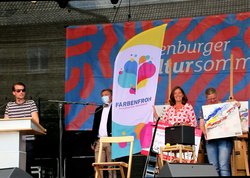 Verleihung des Integrationspreises. Foto: Werner Ufferhardt
