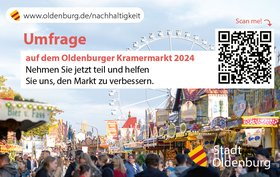 2024 benutzte Karte um auf die Umfrage hinzuweisen. Quelle: Stadt Oldenburg