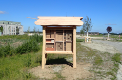 Insektenhotel auf dem Fliegerhorst. Foto: Stadt Oldenburg