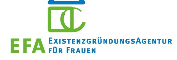 Logo der ExistenzgründungsAgentur für Frauen. Grafik: EFA