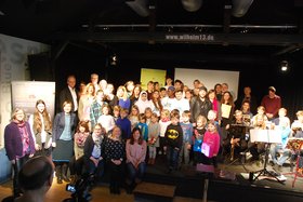 Gruppenbild mit Preisträgern Förderpreis Kulturelle Bildung. Foto: Stadt Oldenburg.
