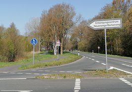 Einfahrt von der Holler Landstraße zum Wertstoffhof. Foto: Stadt Oldenburg