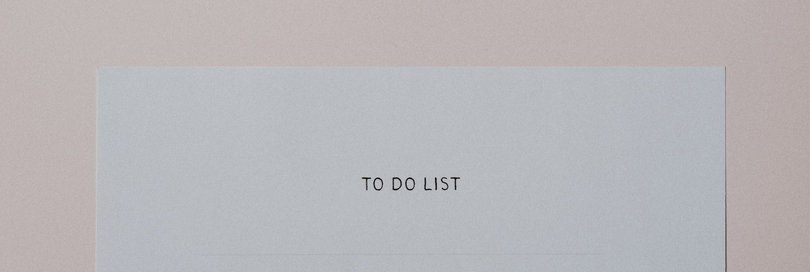 Blatt mit to do list. Foto: Annie Spratt/unsplash